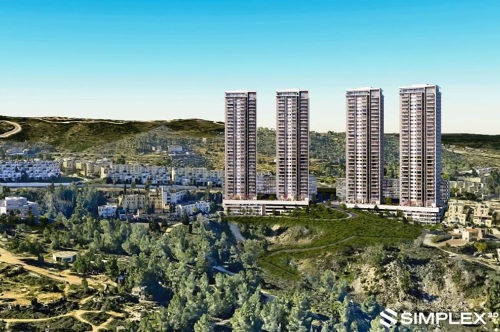 שכונת גילה, הרחבה צפונית, ירושלים // הדמייה: גיורא גור ושות'
