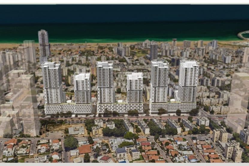 מתחם אחי אילת, אשדוד // הדמיה: V.S.O.C אדריכלים