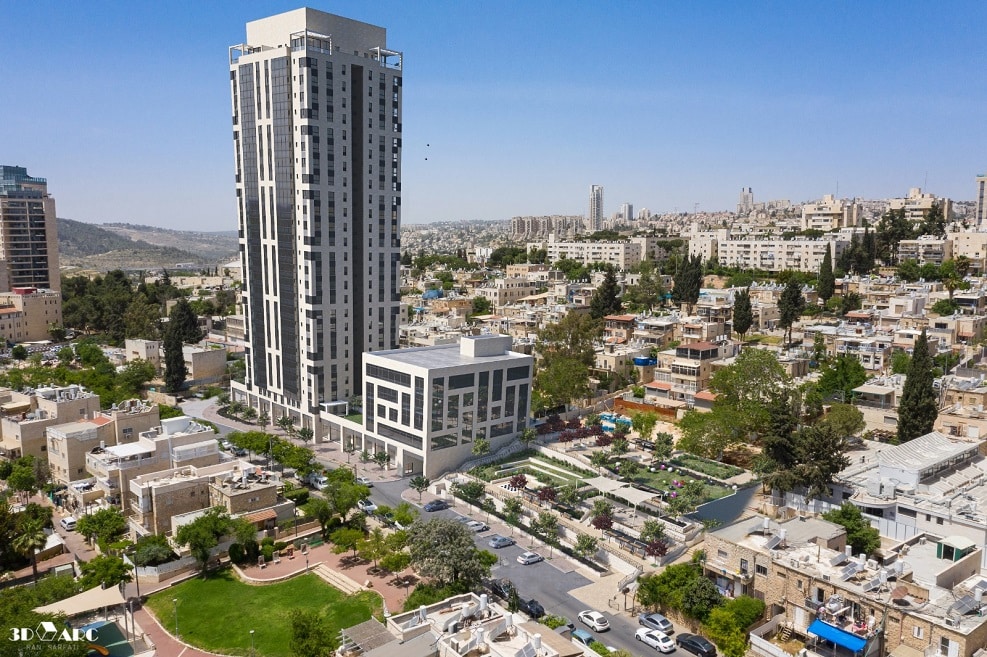 שכונת גוננים בירושלים // הדמייה: איל איצקין אדריכלים ואמציה אהרנסון אדריכלים