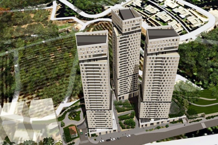 תוכנית אמת המים התחתונה // הדמייה: אזורים