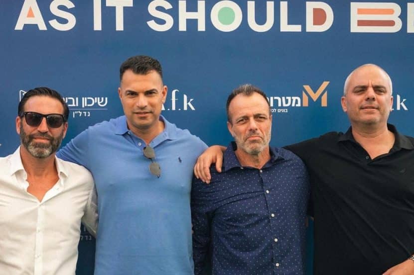 מימין: אודי בלום, נתי גלבוע, עמיר שאלתיאל ודן מויאל // צילום: רענן כהן