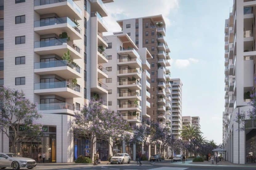 שכונת הדרי השרון בכפר יונה // הדמיה: כנען שנהב אדריכלים