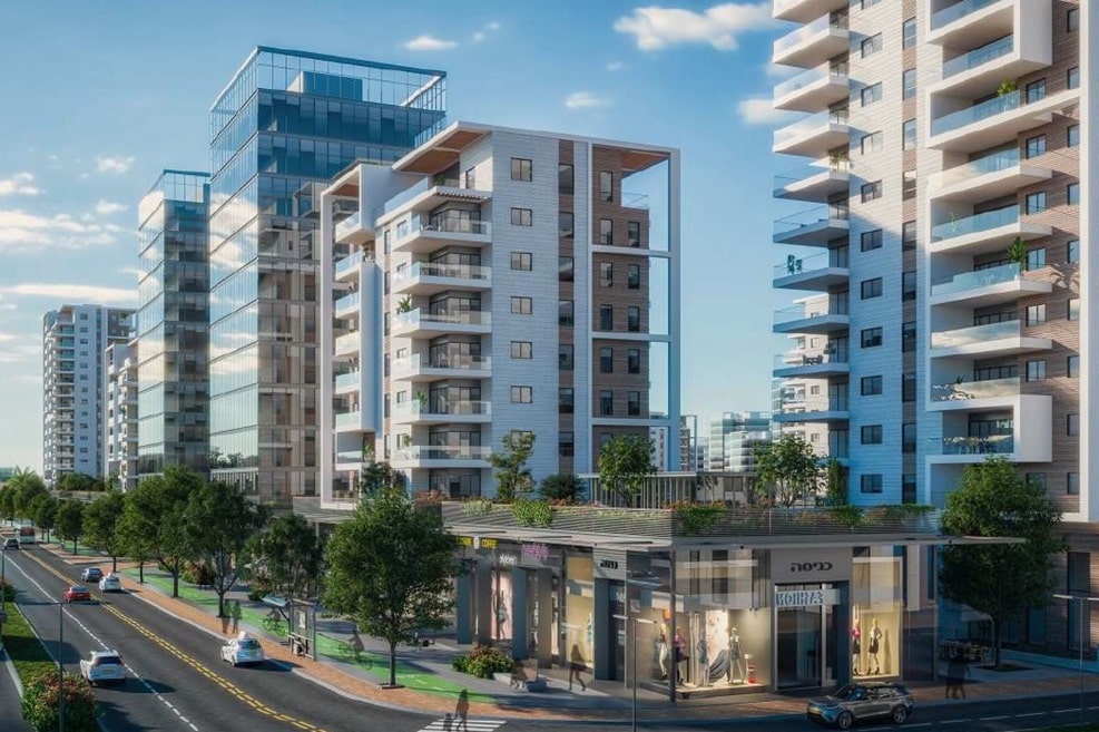 שכונת הדרי השרון בכפר יונה // הדמיה: כנען שנהב אדריכלים