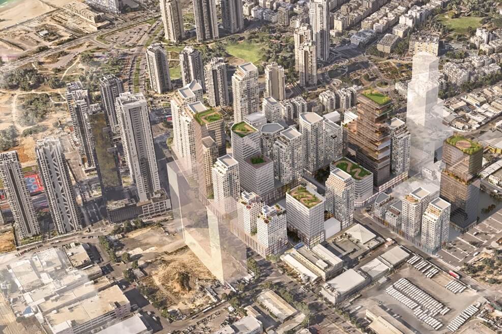 תוכנית מטרו קוממיות בת ים // הדמיה: HQ אדריכלים