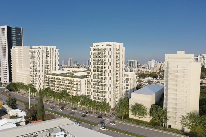 דרך השלום תל אביב // הדמיה: אנדו סטודיו