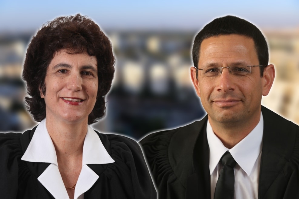 מימין: השופט אלי ברנד והשופטת דפנה ברק ארז // צילום: הרשות השופטת | Depositphotos