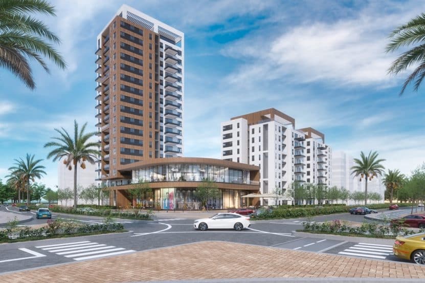 פרויקט צרפתי בשדרה של קבוצת רמי צרפתי בנתיבות // הדמייה: סנאפשוט