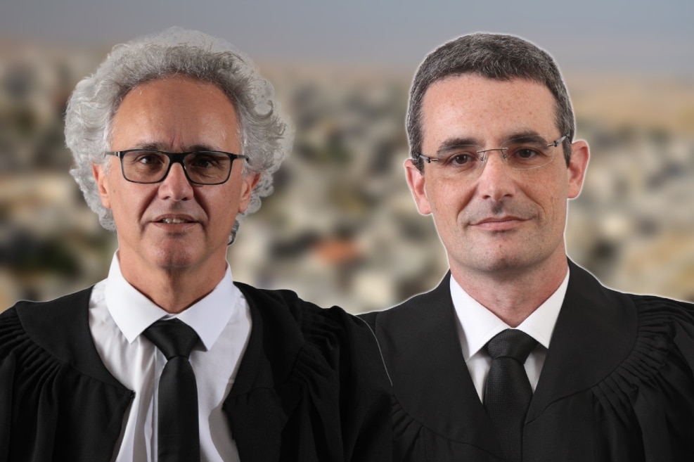 מימין: השופט אריאל צימרמן והשופט אבי כהן // צילום: הרשות השופטת | Depositphotos