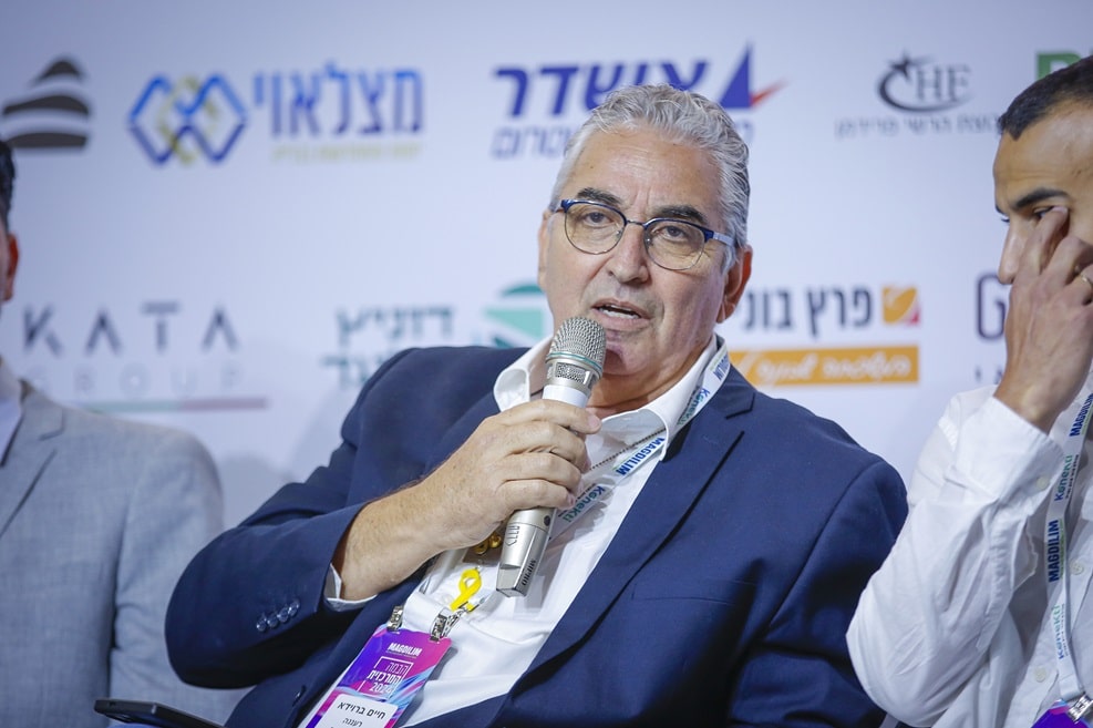 חיים ברוידא בכנס הבמה המרכזית // צילום: דרור סיתהכל