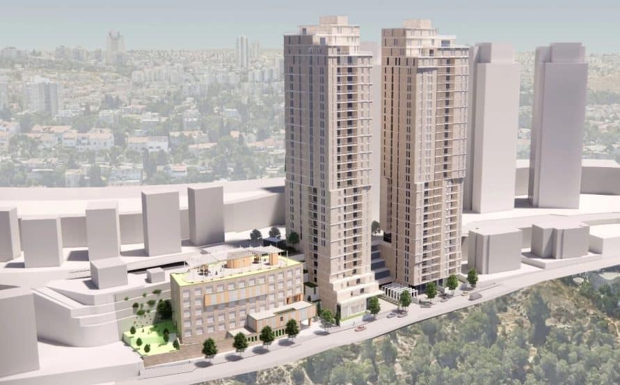 מתחם ברזיל // הדמיה: גיא איגרא יונתן שקד אדריכלים
