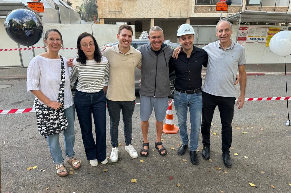 מתוך אירוע ההריסה בהרצליה // יח"צ // חברת קידר מבנים