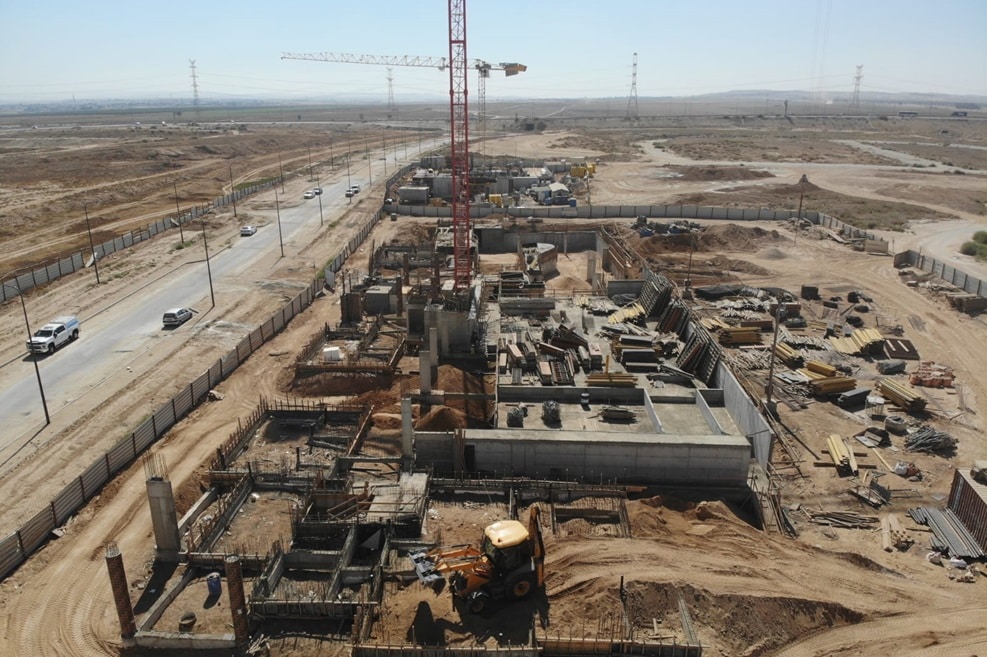 אתר בנייה // באדיבות ארגון הקבלנים בנגב