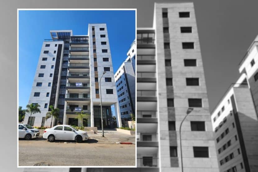 הבניין החדש בשכונת נוריות // צילום: אוסף עצמי
