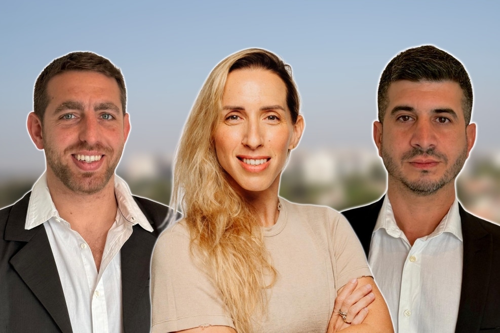מימין: גיא אהרון, טל גולדנברג ועומרי לוי // צילום: באדיבות קבוצת חג'ג'צילום: באדיבות קבוצת חג'ג'