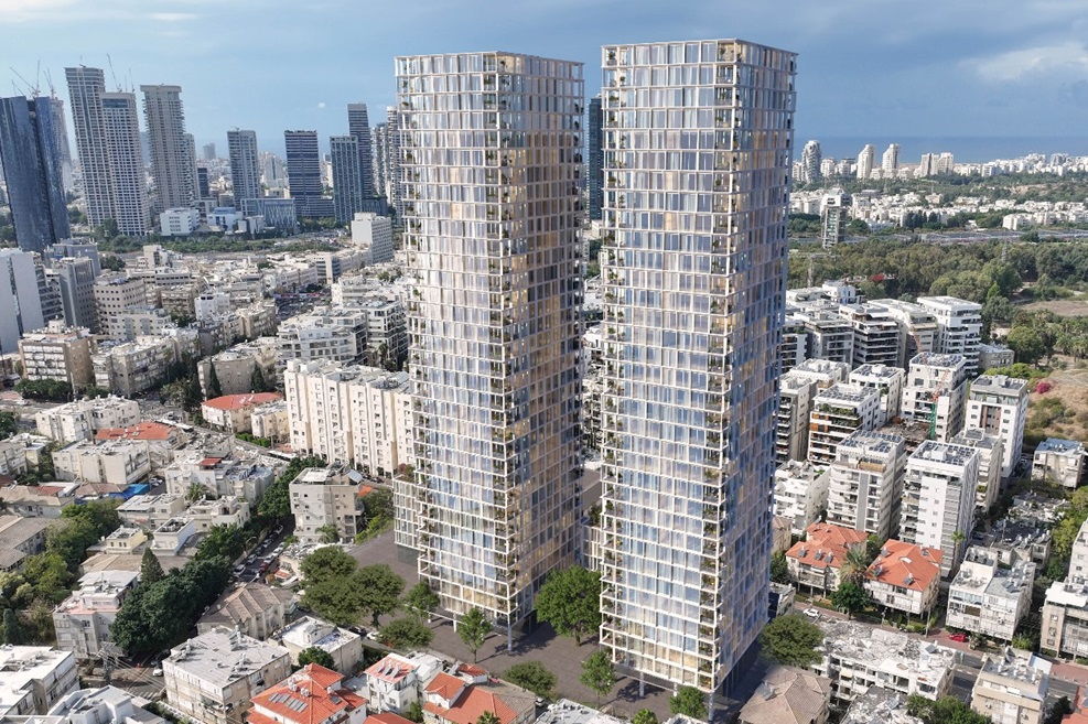 מתחם אבא הלל הדקלים // הדמיה: Alex Lubimov l Architectural Vizualization