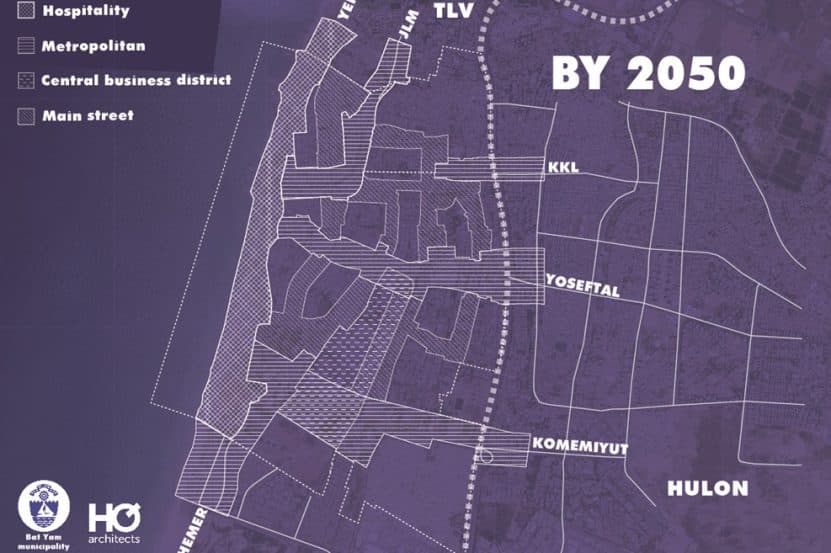 התחדשות עירונית בבת ים // הדמיה: HQ אדריכלים
