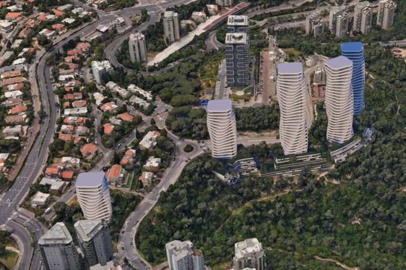 סביוני דניה חיפה // הדמיה: אדריכל גבי שוורץ