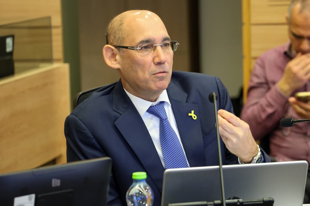 נגיד בנק ישראל, פרופ' אמיר ירון, בוועדת הכספים // צילום: דני שם טוב, דוברות הכנסת