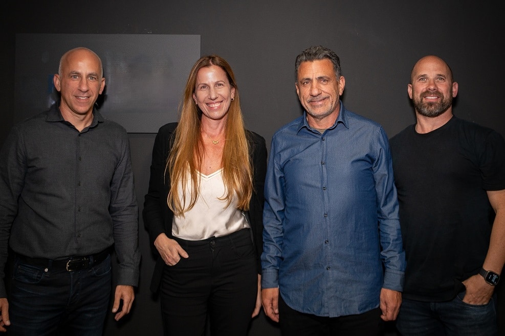 מימין: אבן ניומן, שלומי עקריש, צופית הראל וגיא פרג // צילום: גלעד פורת