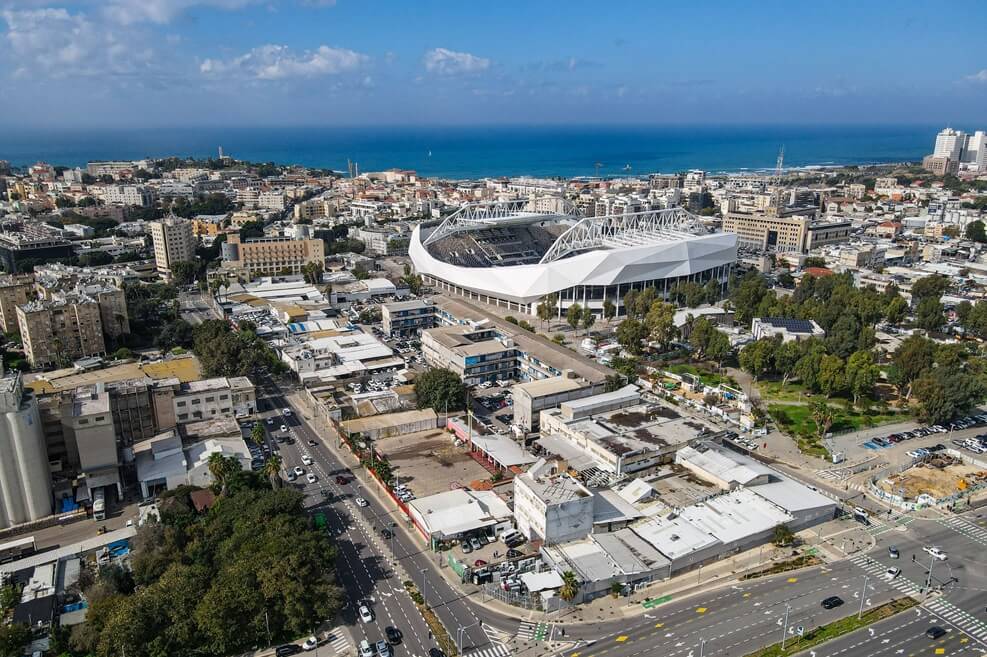 תמונה אווירית של מתחם התחייה // צילום: איתי וינברום