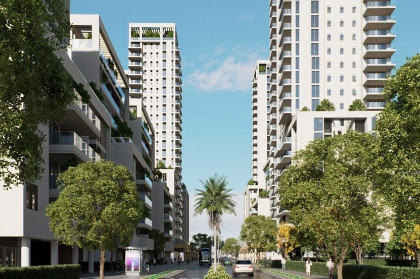 רמת אשכול באשקלון // הדמיה: בר לוי אדריכלים ומתכנני ערים בע"מ.