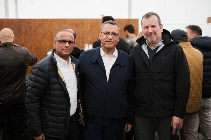 מימין לשמאל: דן פרנס, משה ליאון וירון צוברי //צילום: נאו מדיה