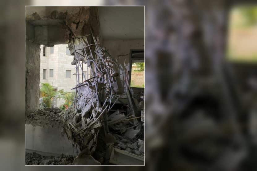 פגיעות ישירות בבניינים בעיר אשקלון במהלך המלחמה // צילום: באדיבות עיריית אשקלון