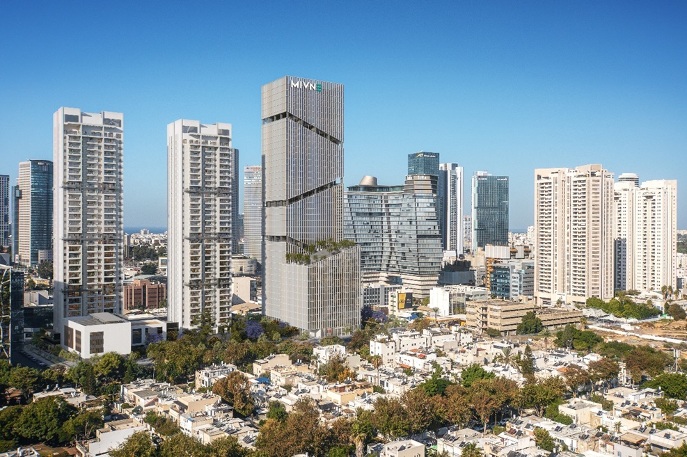 פרויקט הסוללים בתל אביב // הדמיה: באדיבות קבוצת מבנה