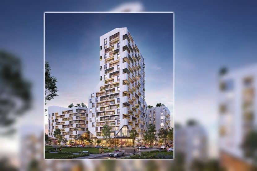 מתחם טאובל בשכונה ג' בבאר שבע // הדמייה: פיק אדריכלים