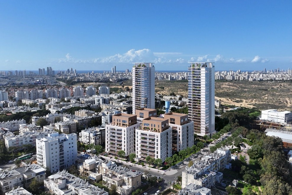 מתחם ש"י עגנון בשכונת רמת אליהו ראשל"צ // הדמיה: אדריכלית ליאת איינהורן פנחס