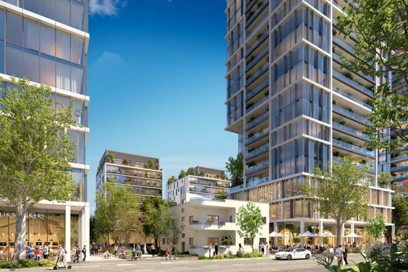 תוכנית פינוי בינוי במרכז העיר ראשל"צ // הדמיה: אלכס לובימוב