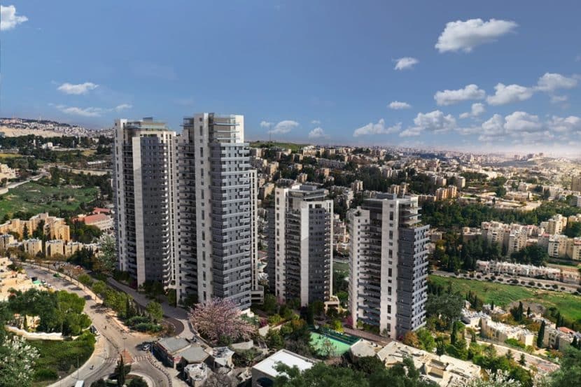 מגדלי השישה // הדמיה: אול אין