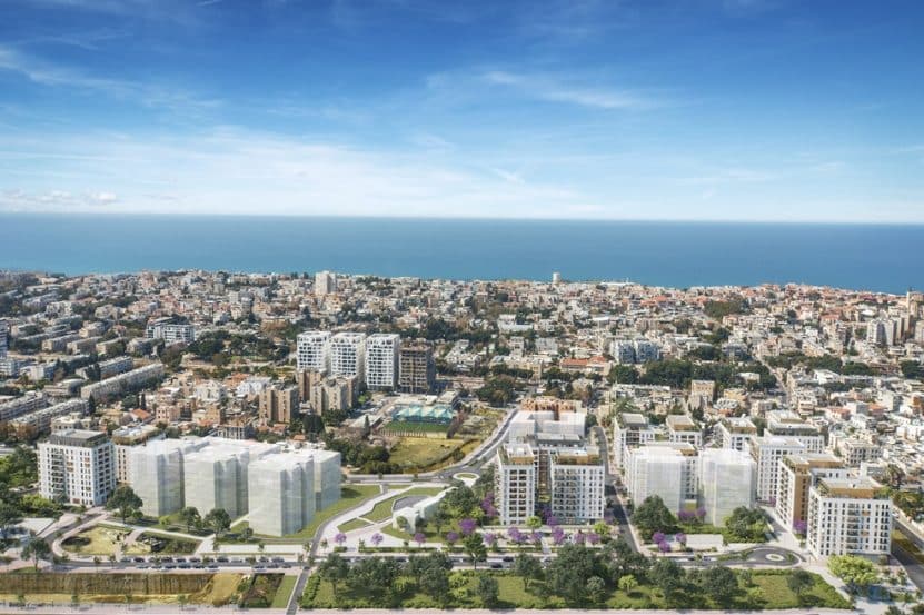 פרויקט יפו תל אביב של צמח המרמן לוישטין ודוניץ אלעד // הדמיה: מילבאואר אדריכלים 3dvision