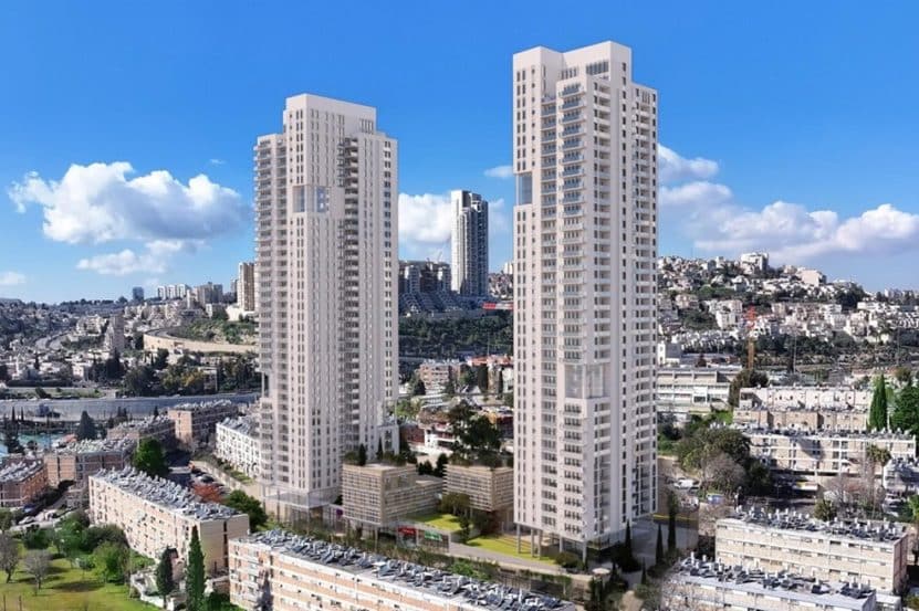 מתחם סן מרטין ובר יוחאי // הדמיה: רוזנפלד ארנס אדריכלים