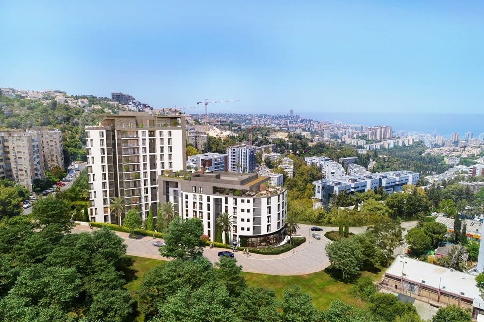 שכונת רמות רמז בחיפה // הדמיה גיורא גור אדריכלים EVOLV