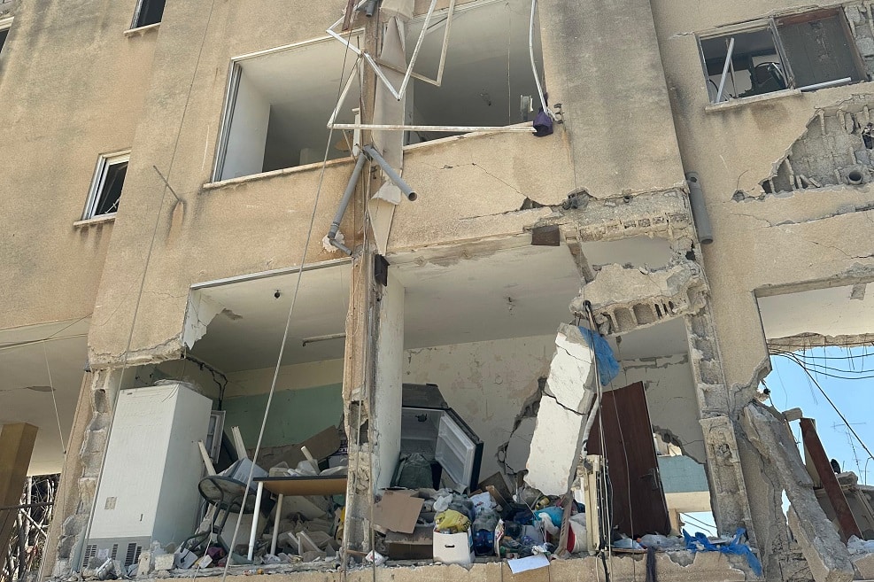 אילוסטרציה. בניינים שנפגעו במלחמת עם כלביא // צילום: באדיבות דוברות עיריית רחובות