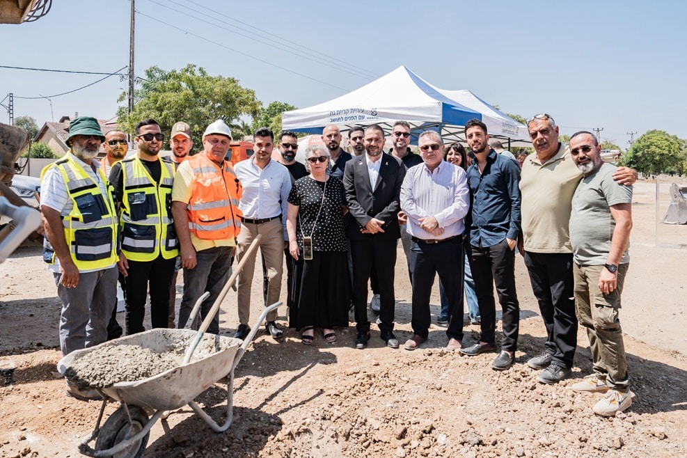 אירוע הנחת אבן פינה // צילום: אלה מאירוביץ