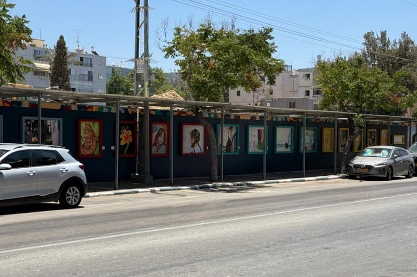 גלריית הרחוב של ICR // צילום: באדיבות ICR