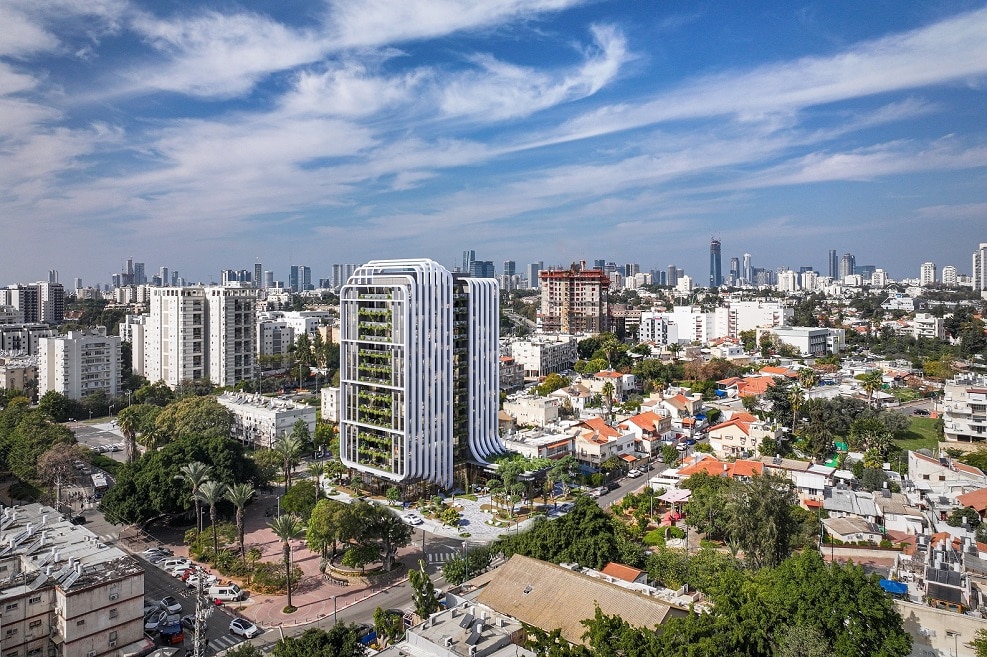פרויקט ההתחדשות במתחם בניהו שקד ברמת גן // הדמיה: Masa architecture