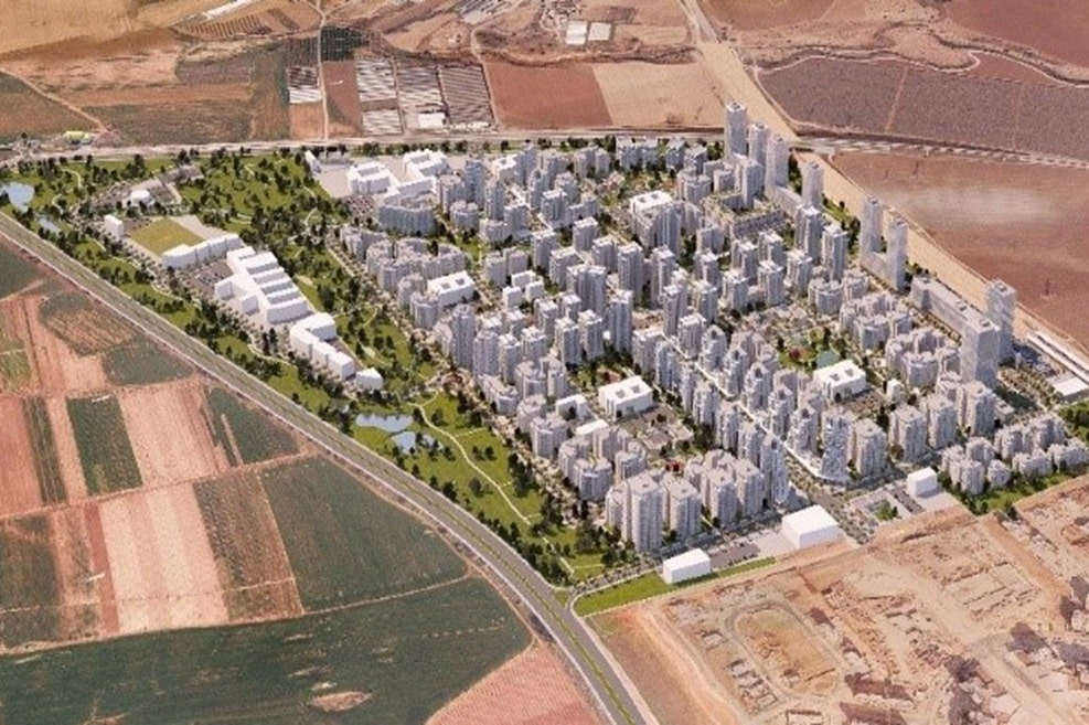 הרחבה צפונית קרית גת // הדמיה: עומר מסלר ארמון אדריכלים