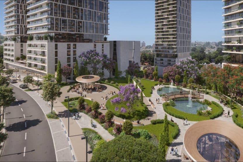 מתחם "עיר מזרח" // הדמיה: דימה לאונוביץ