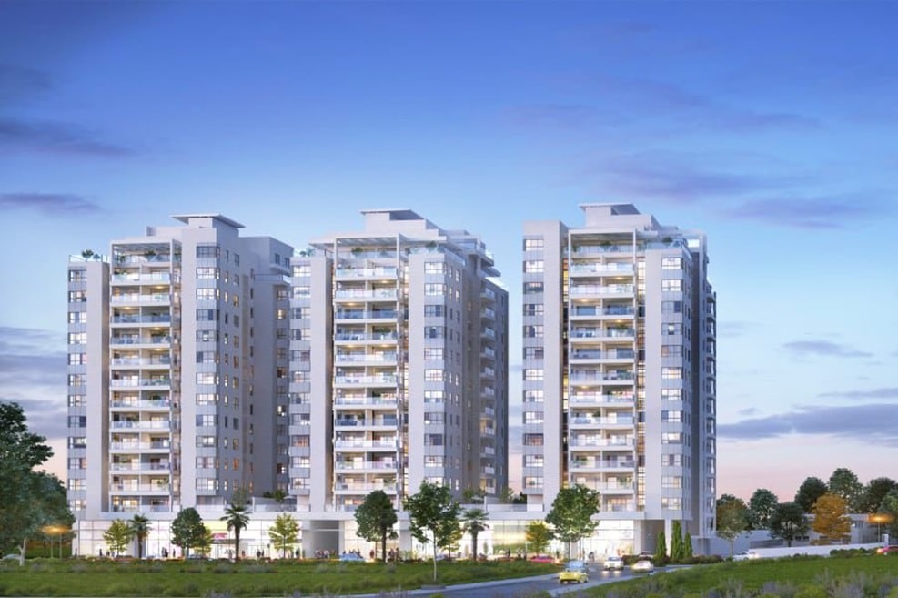 פינוי בינוי בן גוריון 10-16 // הדמיה: אדריכל צביקה שסל