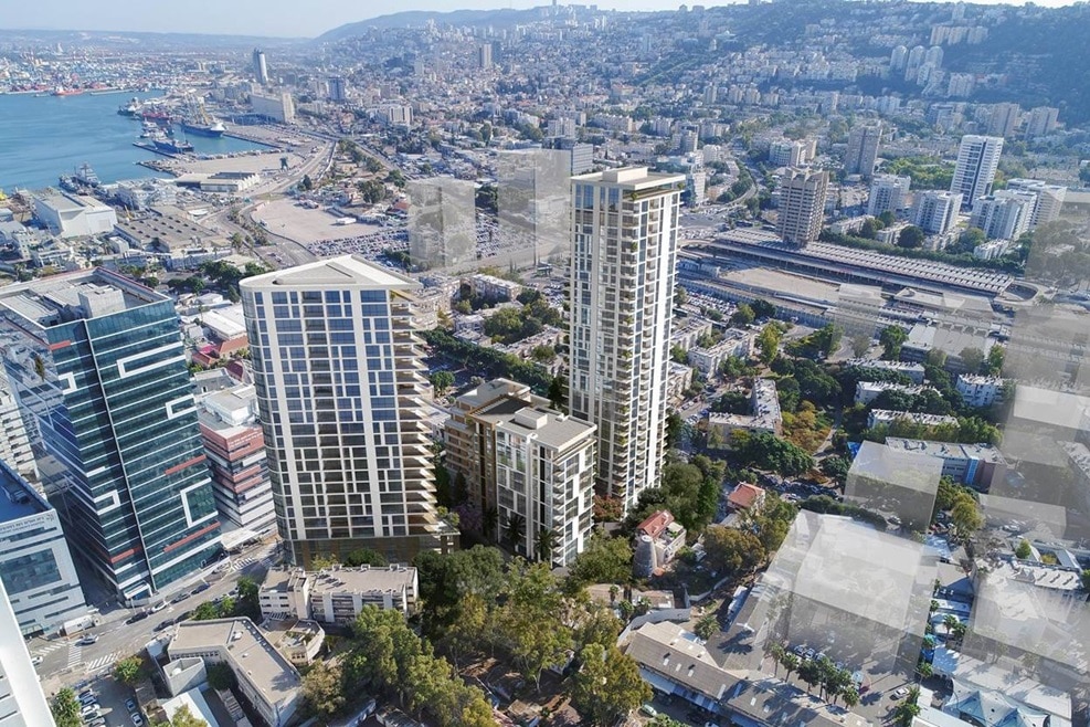 פינוי בינוי בחיפה // הדמיה: בר לוי אדריכלים ומתכנני ערים