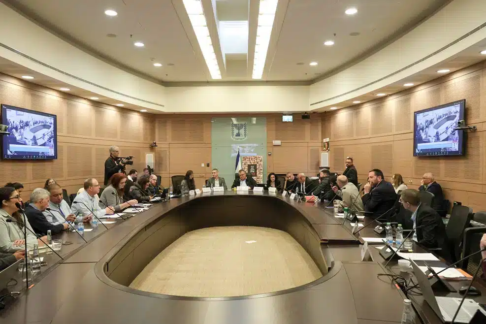 הדיון בוועדת הכנסת בחודש מרץ השנה // צילום: דוברות הכנסת, דני שם טוב