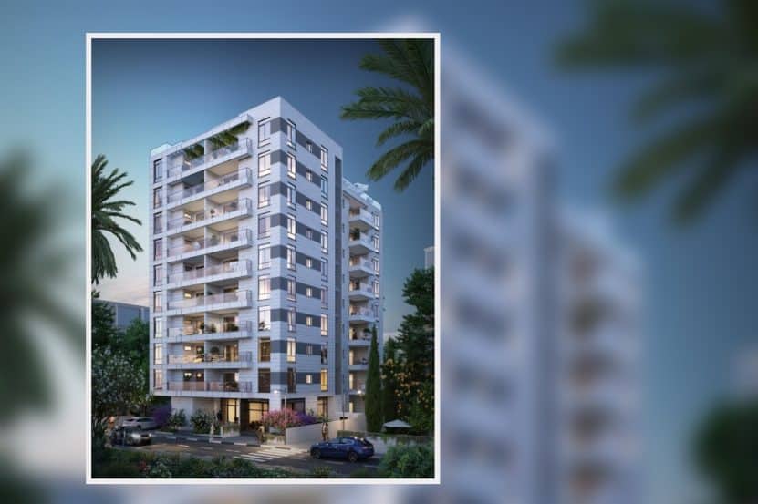 ההסתדרות 6 הוד השרון // הדמיה: אדריכל בני נדלסטיצר