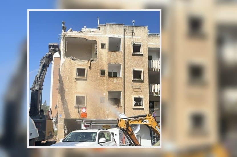 אירוע הריסה // צילום: קידר מבנים