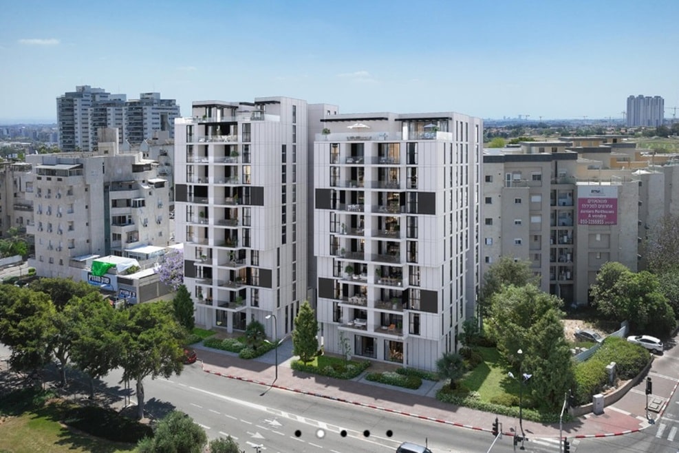 מתחם פינוי בינוי שדרות בן צבי ורחוב האר"י // הדמיה: אפשטיין אדריכלים