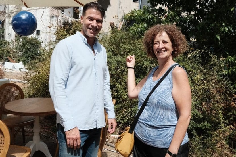מתוך אירוע ההריסה של בוני התיכון בפתח תקווה // צילום: באדיבות חברת בוני התיכון