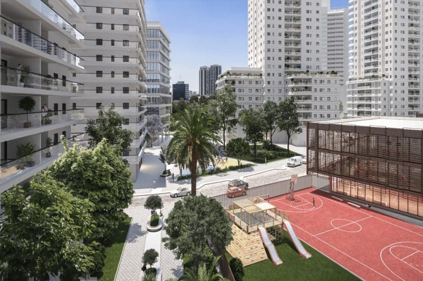 מתחם שזר באר שבע // הדמיה: פרייס הדמיות