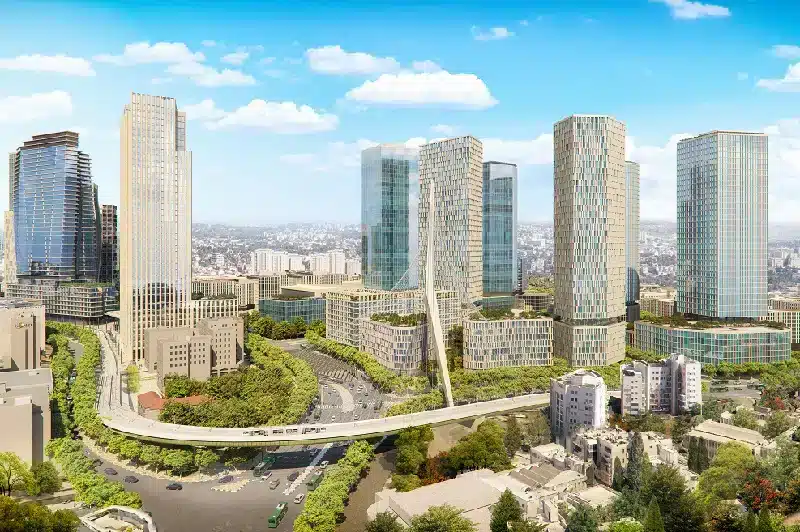 רובע הכניסה לעיר ירושלים // הדמיה: עדן – החברה לפיתוח כלכלי בירושלים, טוטם